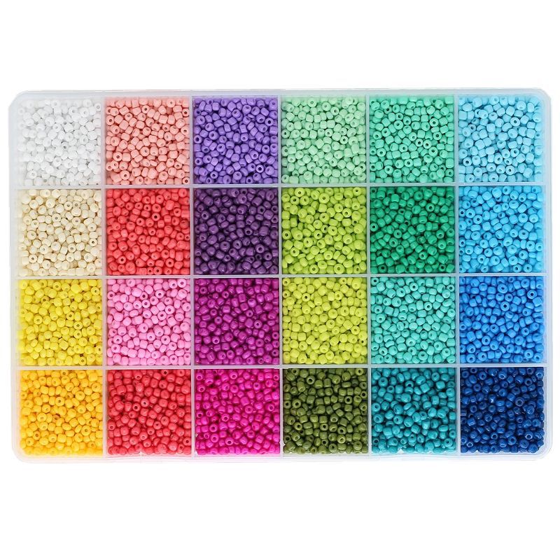 Beads Micro Glass Bead Solid Color Scattered Jewelry Accessories