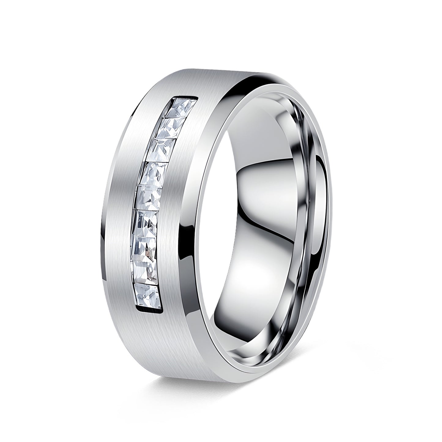 Affordable Luxury Fashion Couple Dating Stainless Ring