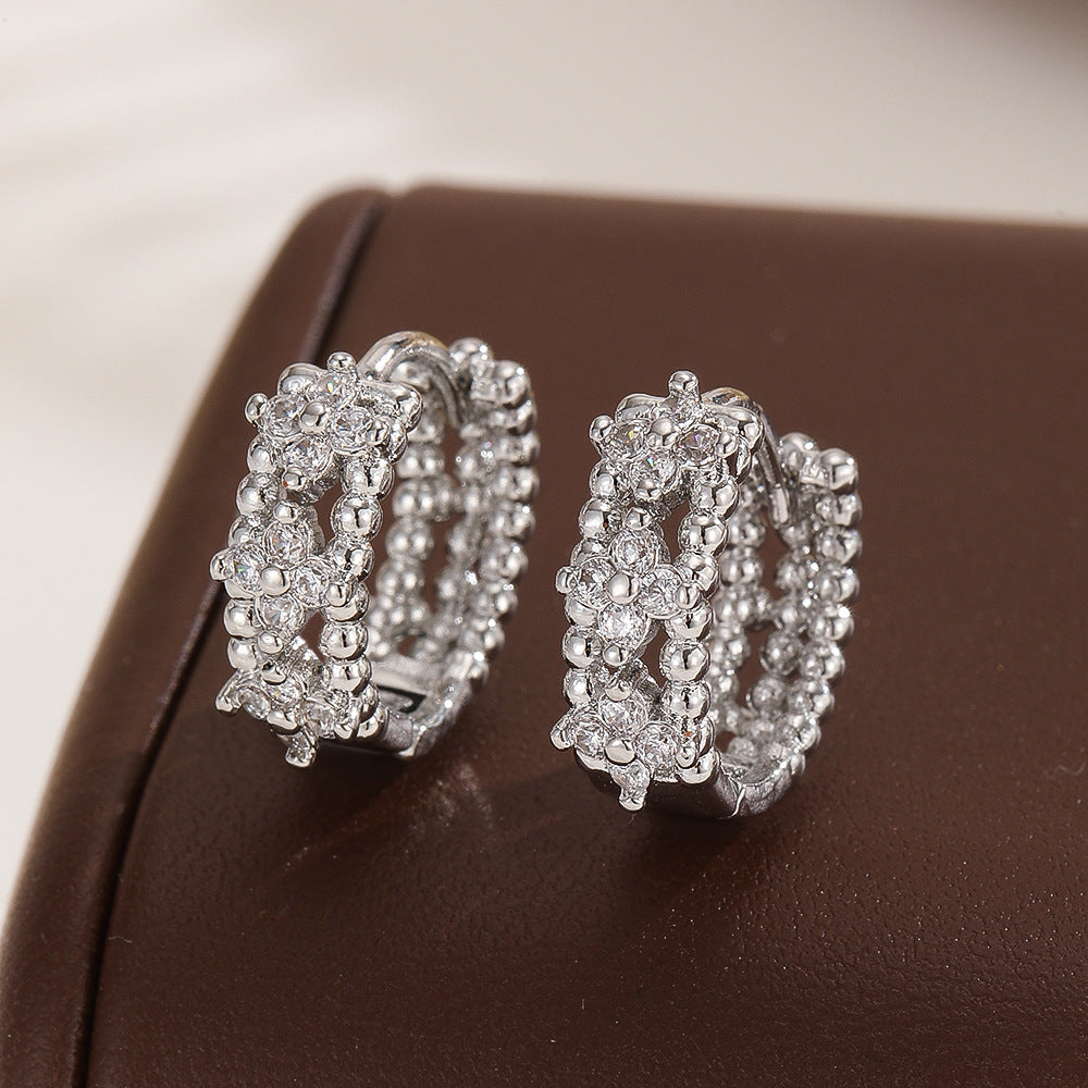 Affordable Luxury Style Woven Ear Clip Small Elegant Daily Commuter Rings