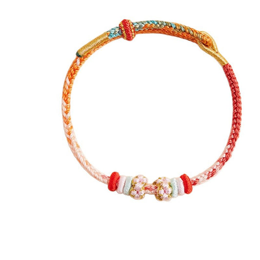 Beads Carrying Strap Woven Red Rope Bracelets