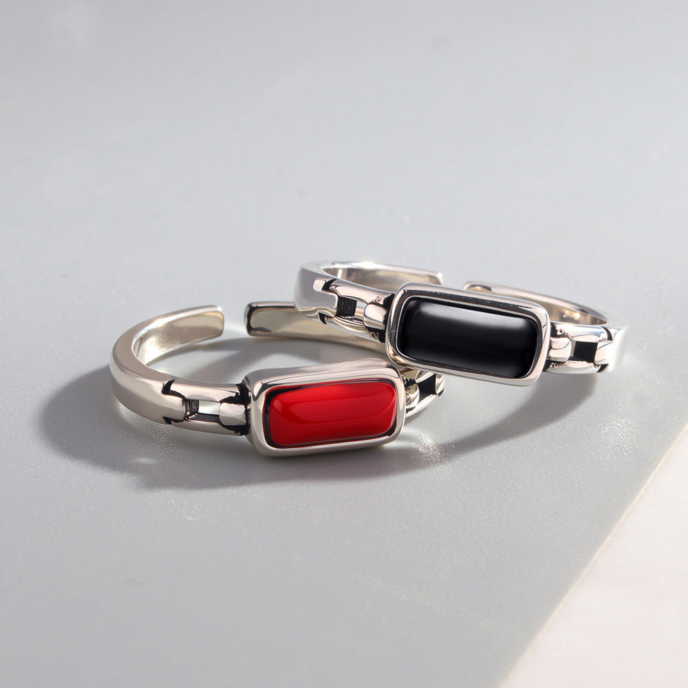 Female Niche High Sense Chain Index Finger Ring