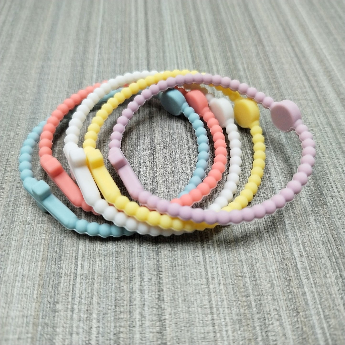 Charming Comfortable Cross Love Silicone Bible Bracelets