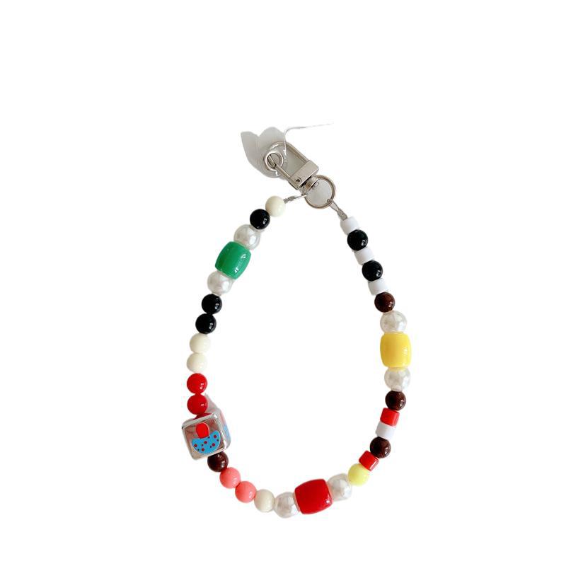Women's Case High-grade Bow Handmade Sugar Pearl Short Bracelet
