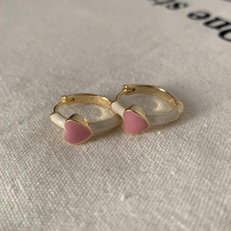 Women's Niche High-grade Small Two-piece Tea Clip Cold Earrings
