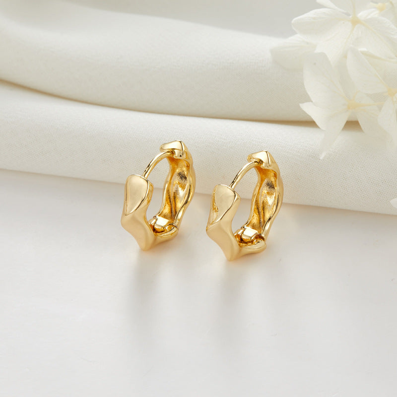 High Sense Temperament Clip Female Affordable Luxury Style Earrings