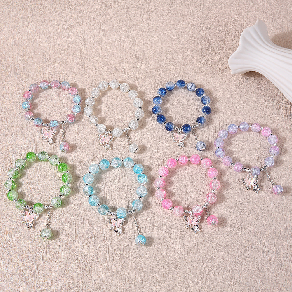 Beaded Design Hot Flower Crystal Trendy Bracelets
