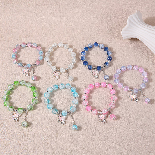 Beaded Design Hot Flower Crystal Trendy Bracelets