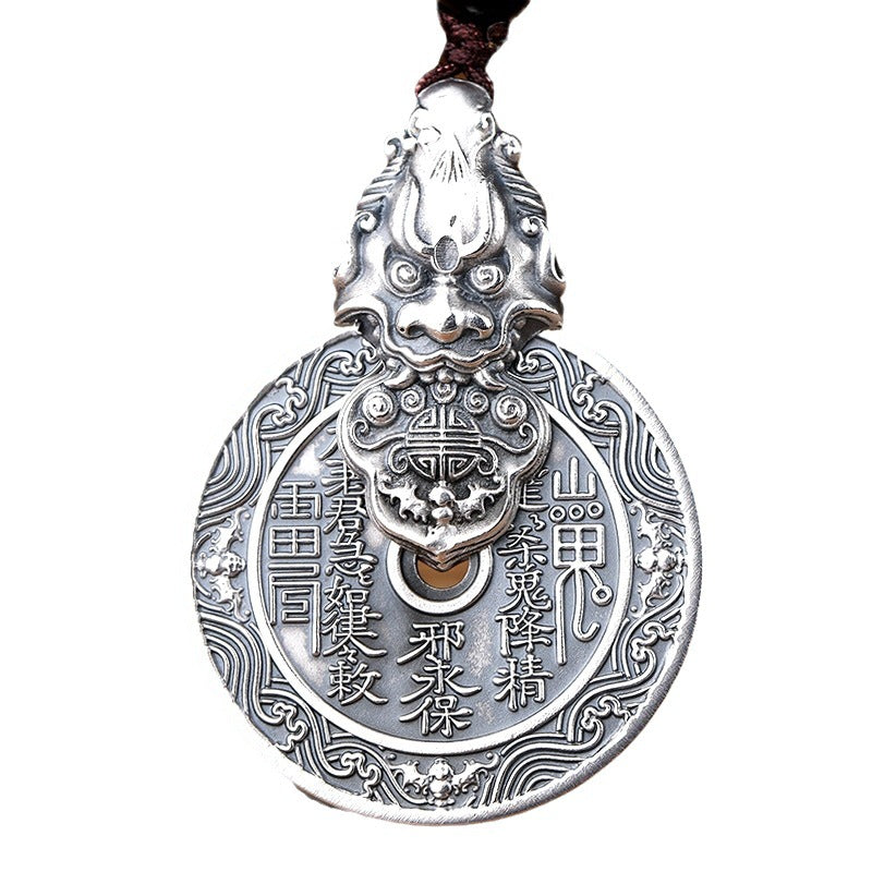 Men's Ghost Spending Money Thailand Sier Pi Necklaces