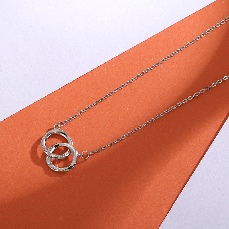 Mobius Series Double Couple For Light Luxury Minority Clavicle Necklaces