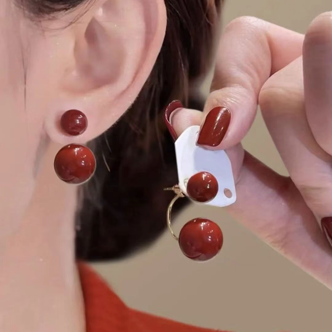 Women's Style For Pearl Light Luxury High-grade Unique Niche Earrings