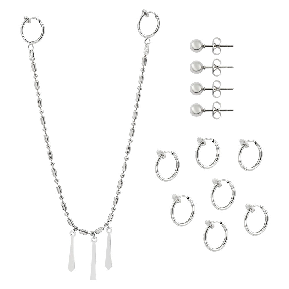 Animation Series Peripheral Characters Yi Gong Village Earrings