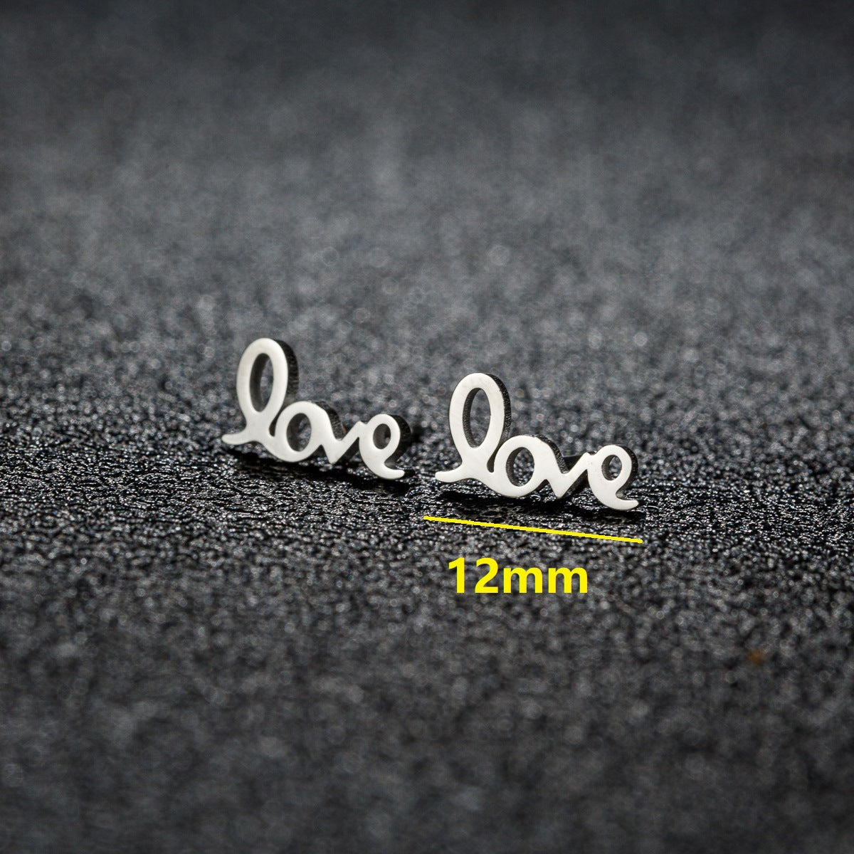 Women's Fashion Stainless Steel Personality Simple Style Bowknot Stud Earrings