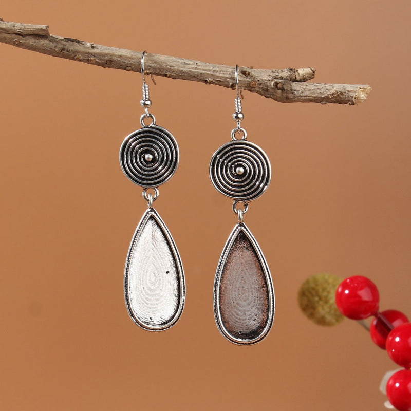 Ethnic Minority Style Handmade Miao Sier Earrings
