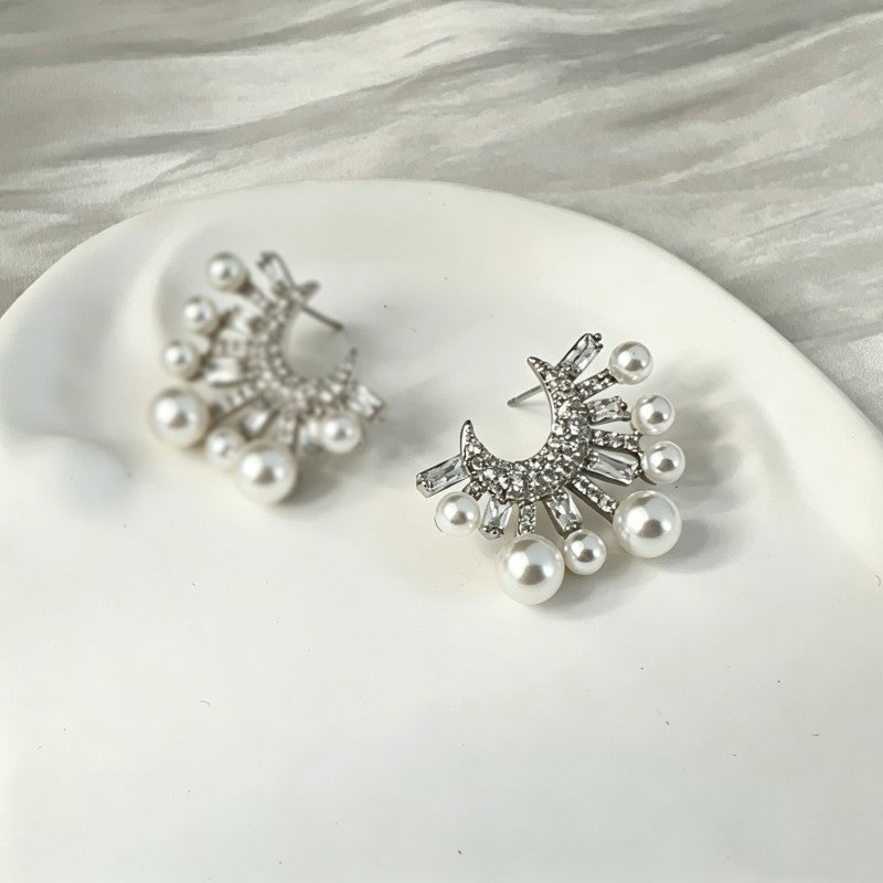 Affordable Luxury Fashion High-grade Pearl Shaped Niche Exquisite Versatile Trendy Rings
