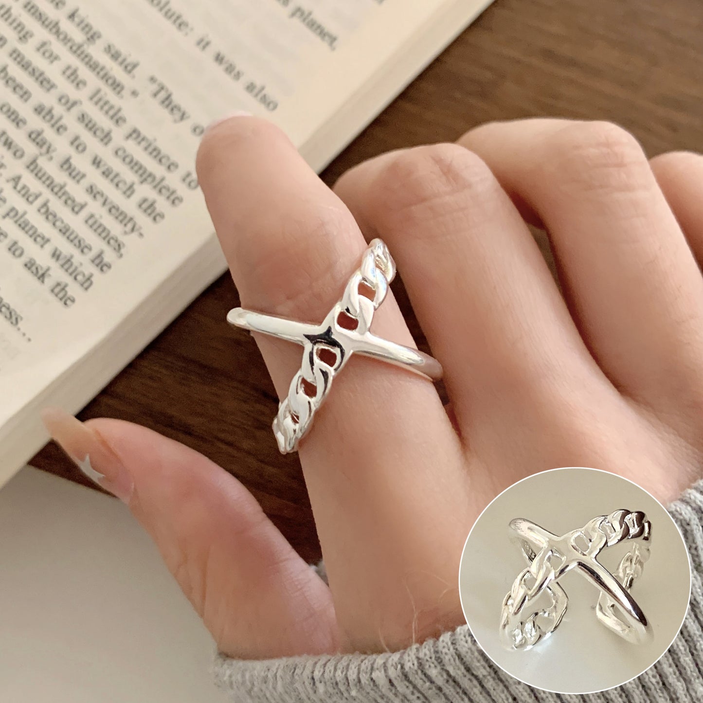 Women's Affordable Luxury Fashion Exquisite Elegant Open Rings