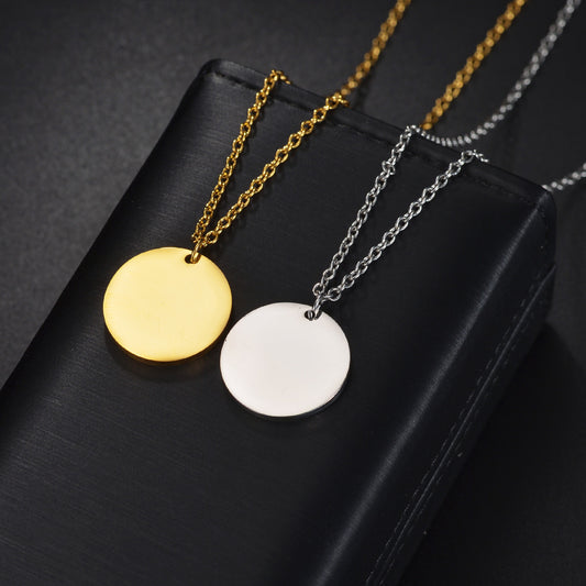 Women's Popular Stylish Simple Stainless Steel O-shaped Pendants