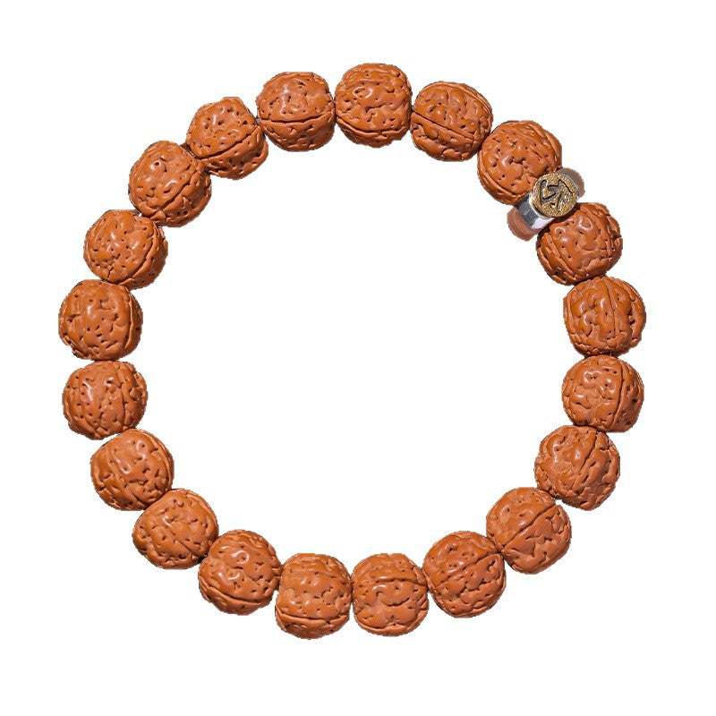 Men's Zodiac King Of Trees Small Bodhi Crafts Beads Single Circle Bracelet