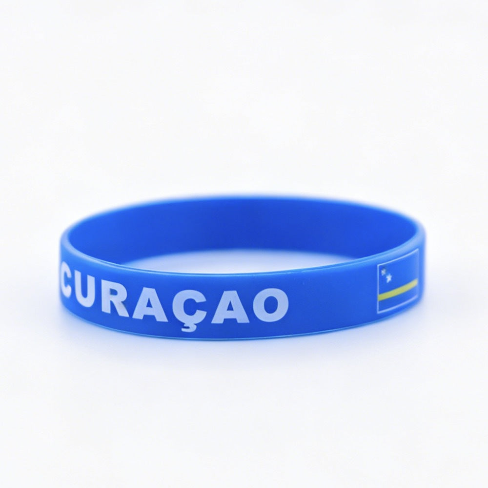 Cup Silicone National Team Canada Ink Flag Bracelets