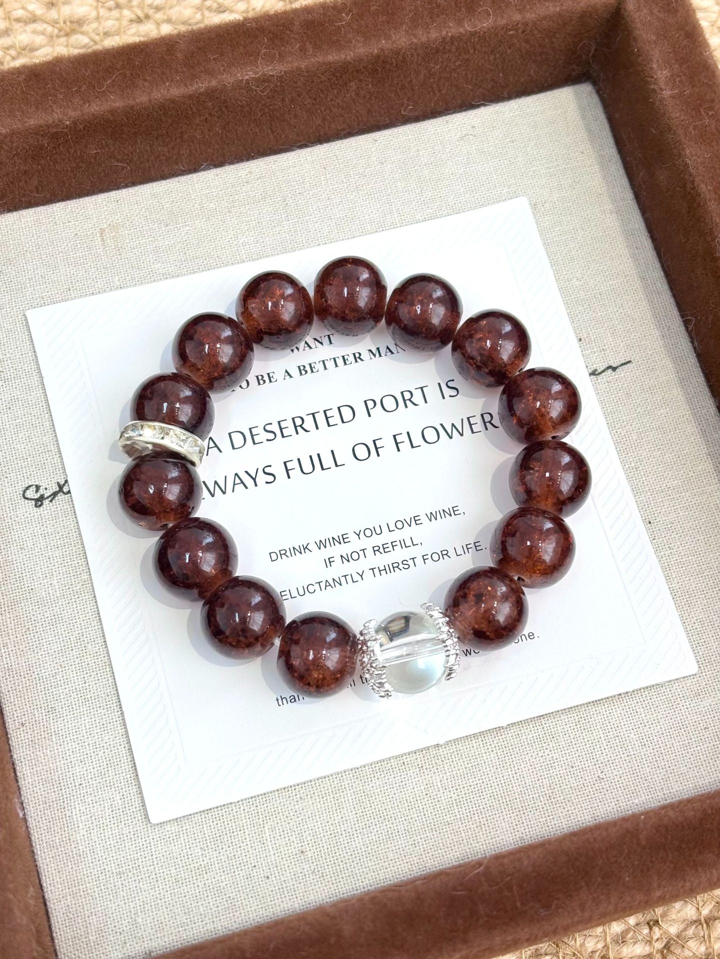 Lotus Lucky Beads Design Sense Ancient Bracelet