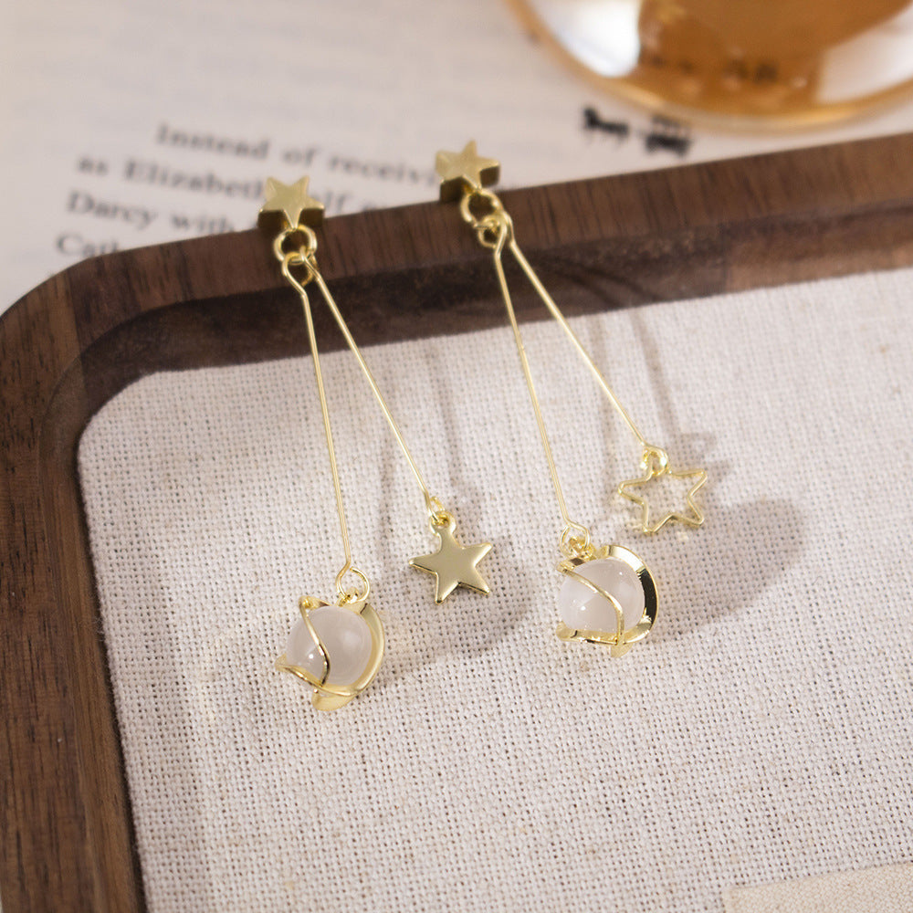 Elegant Zircon Butterfly Tassel Gentle Stylish Personality Stud Earrings