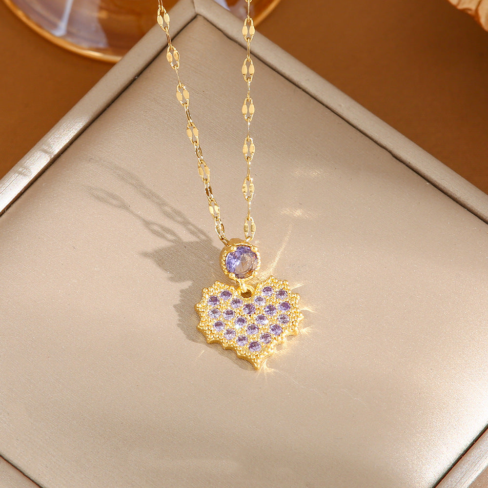 Women's Titanium Steel No Fading High-grade Design Necklaces