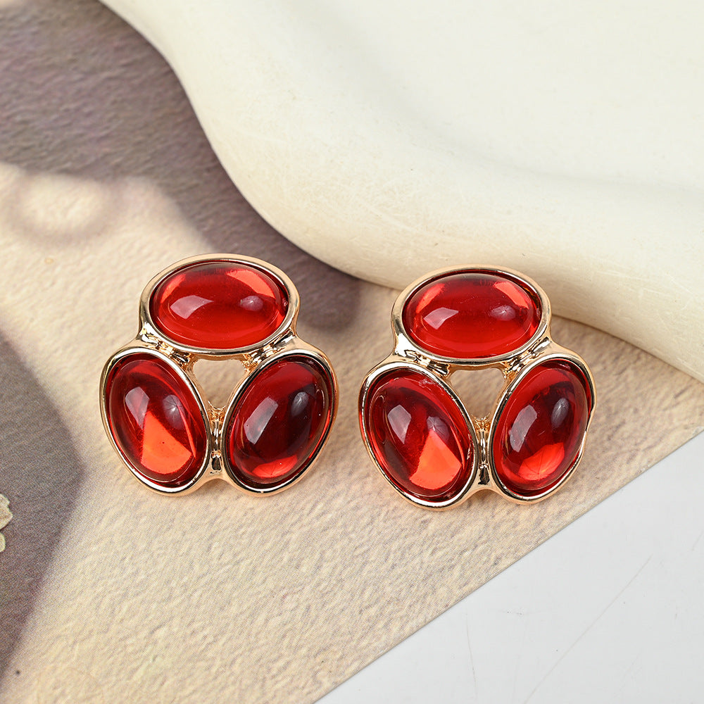 Fashionable Style Personalized Niche Triangle Temperament Rings