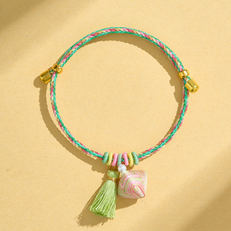 Children's Dragon Boat Festival Colorful Rope Hand-woven Small Bracelets
