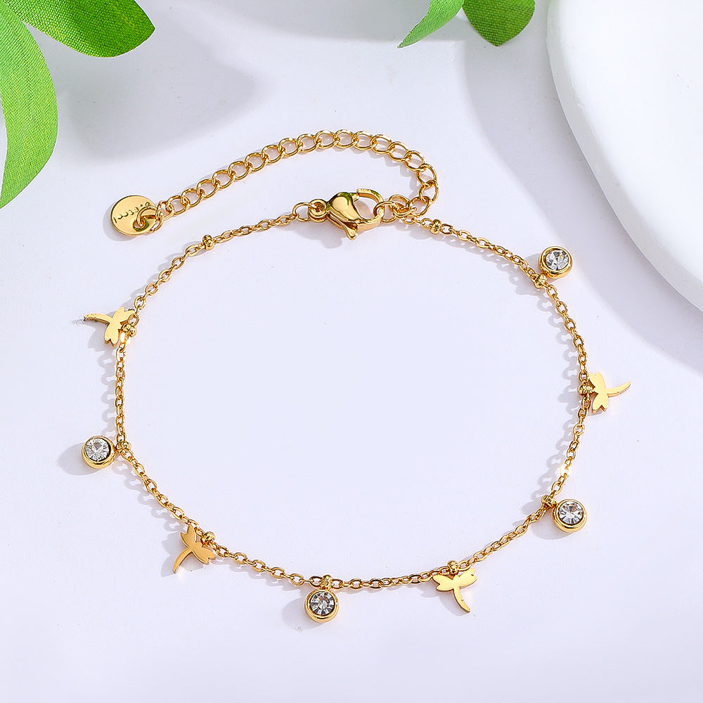 Women's For Daily Match Ornamental Stone Diamond Bracelet