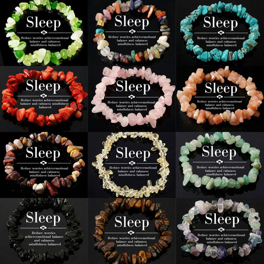 Multicolor Natural Stone Irregular Design Daily Bracelet