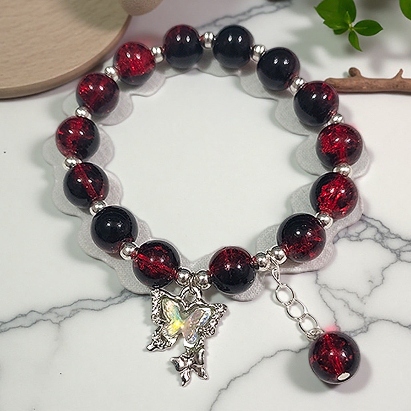 Fantasy Flower Glazed Female Gradient Contrast Bracelet