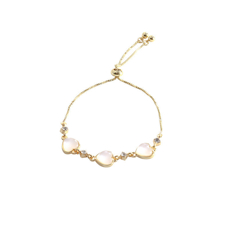 Women's Korean Style Light Luxury Fresh Cat Eye Bracelet