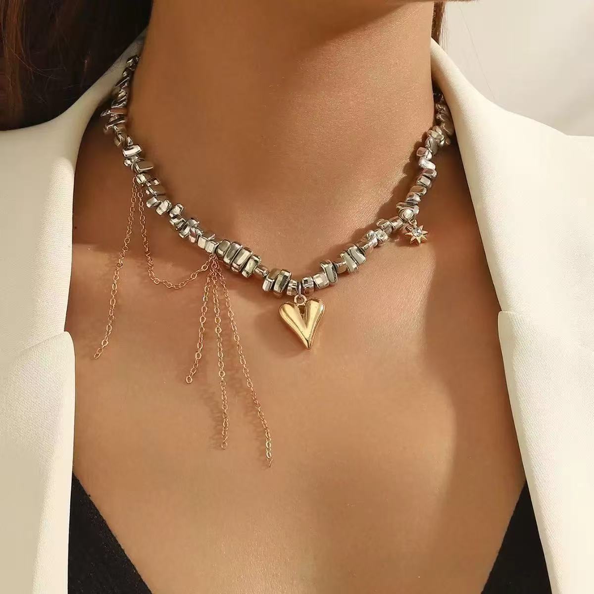 Women's Tassel For Simple Fashion Short Irregular Pendants
