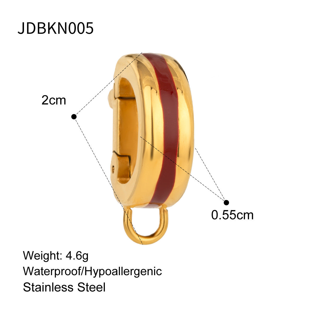 Series Fox Mouse Furnace Vacuum Electroplating Gold Pendants