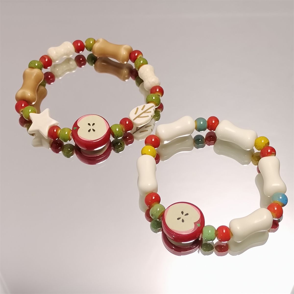 Cute Apple Handmade Girlfriend Gifts Good-looking Bracelets