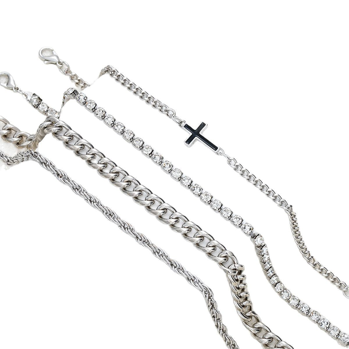 Personalized Cross Zircon Hip Hop Fashion Bracelets