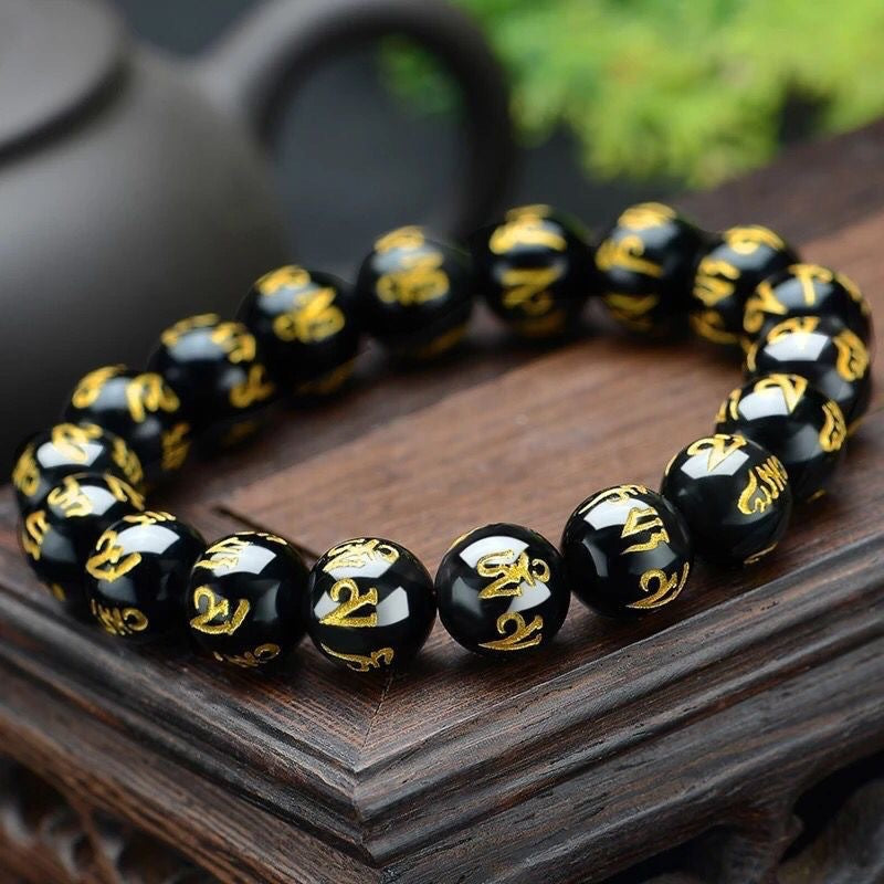 Women's & Men's Proverb Buddha Beads Life Travel Scenic Spot Live Broadcast Gift Bracelet