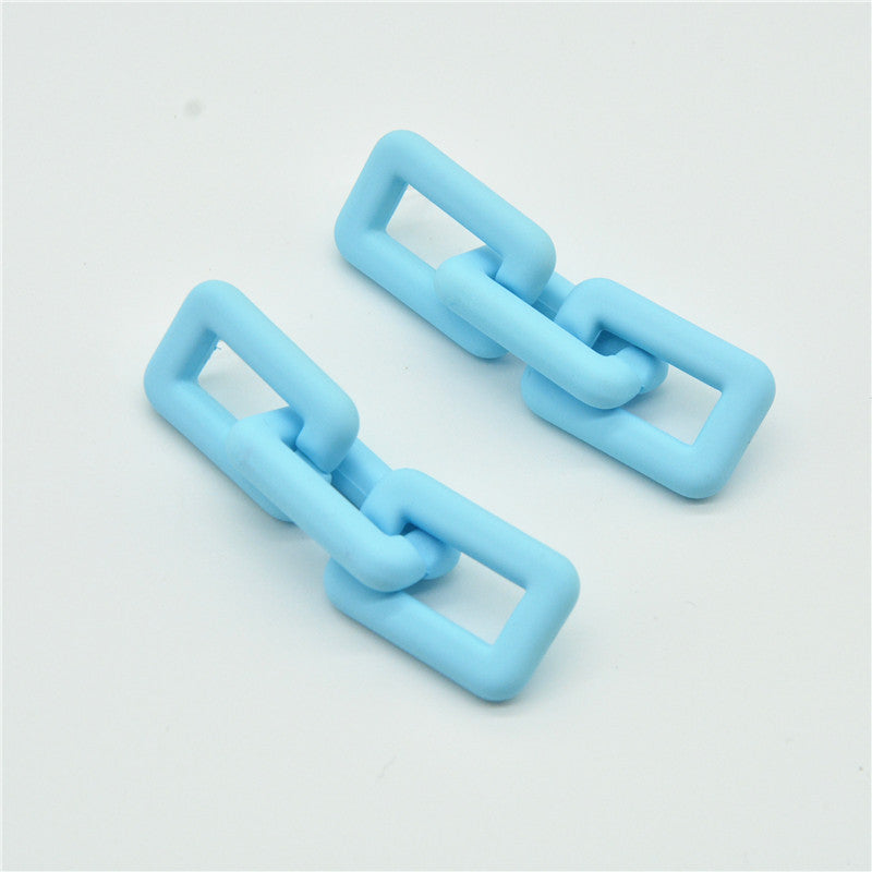 Women's Needle Color Chain For Simple Long Earrings
