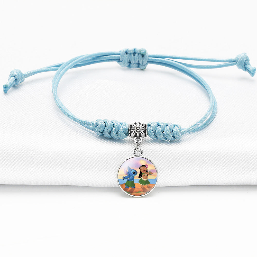 Star Stitch Blue Cartoon Dorje Knot Bracelets