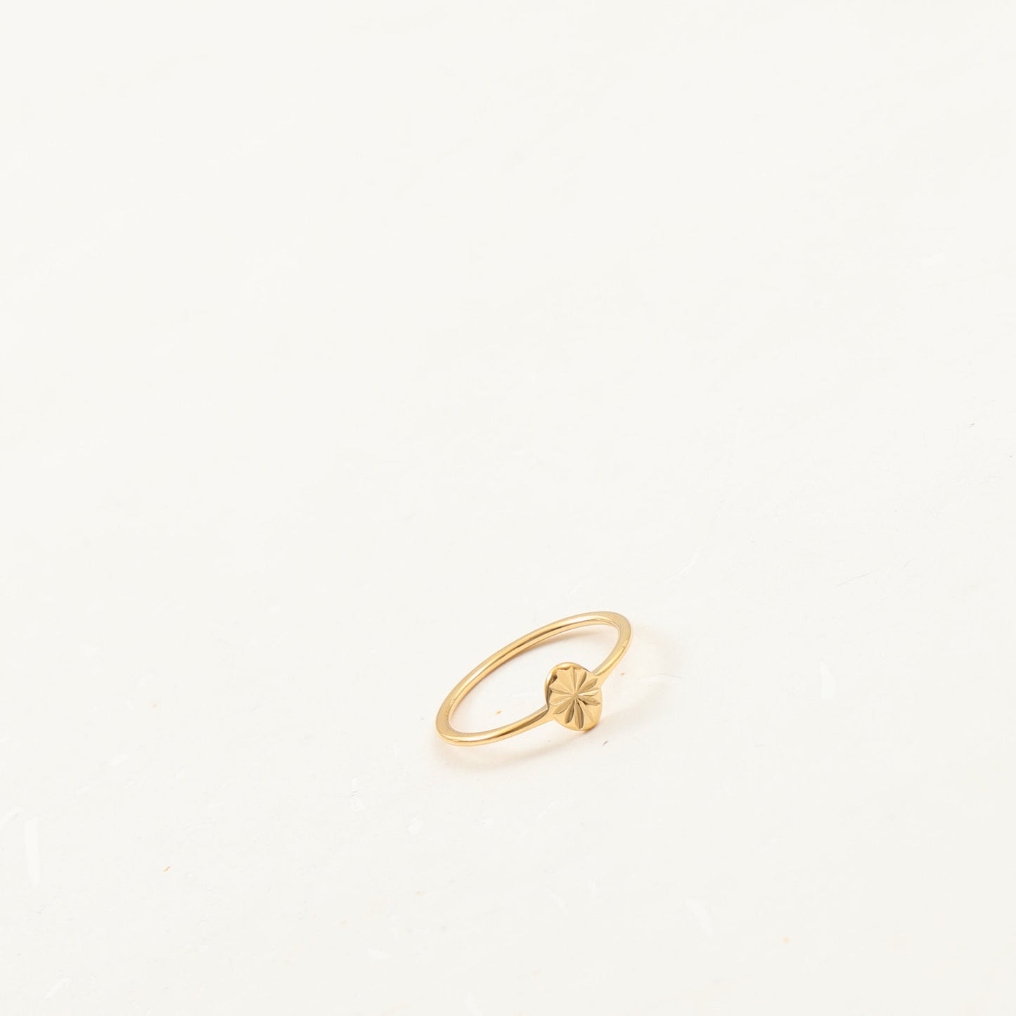 Thin Small Round Slice Pieces Of Flower Titanium Bracelet