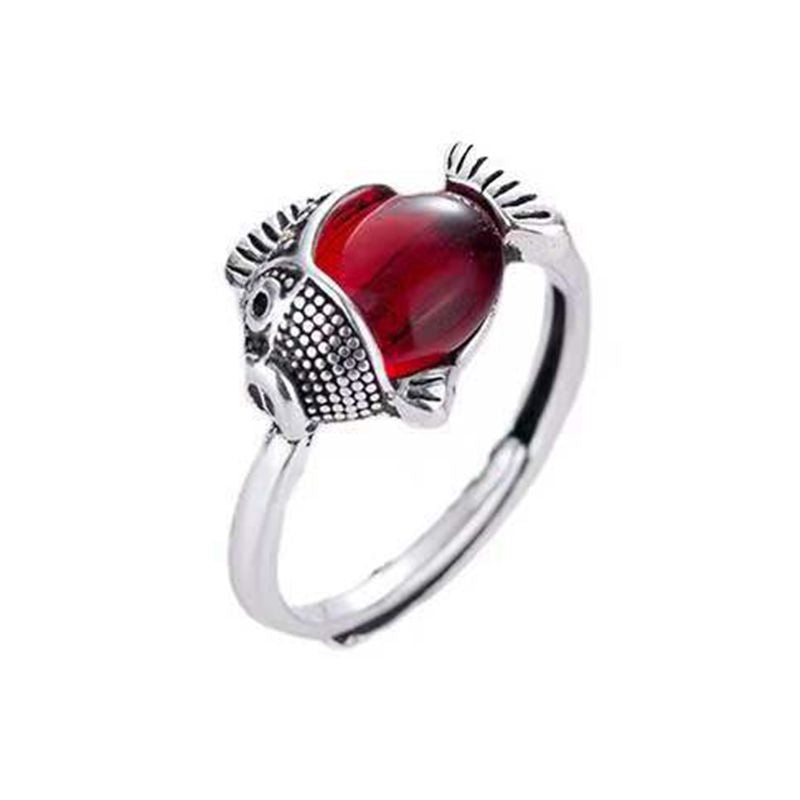 Thai Sier Ruby Fox Female Garnet Rings