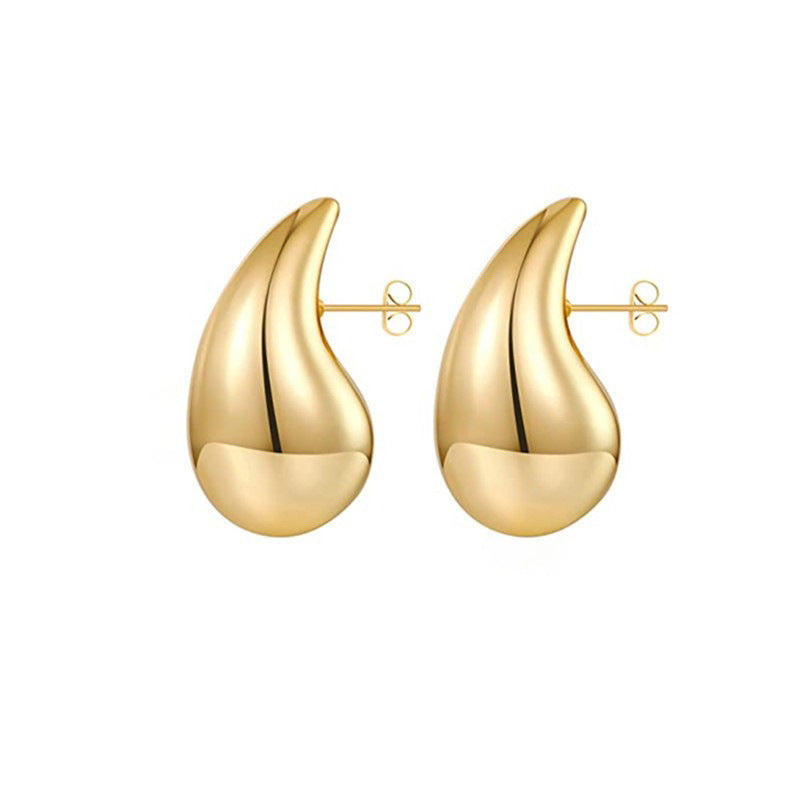 High Sense Water Drop Ear Cold Wind Little Earrings