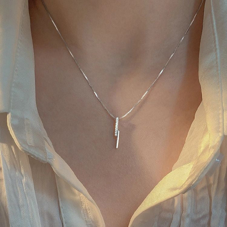 Long Geometric For Refined Simple Style Light Luxury Minority High-grade Necklace