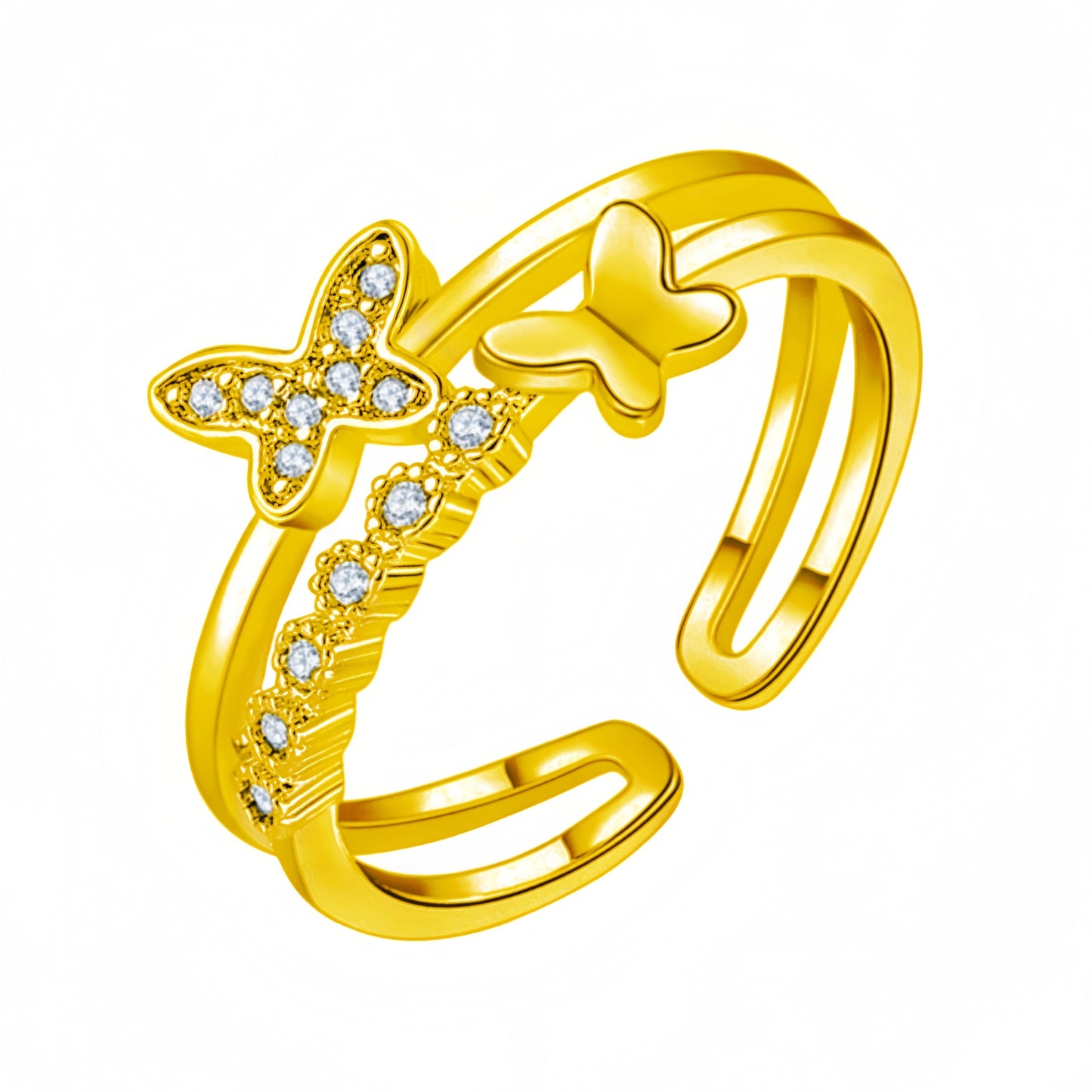 Elegant Decompression Cord For Braiding Open Niche Design Fashion Personalized Ring
