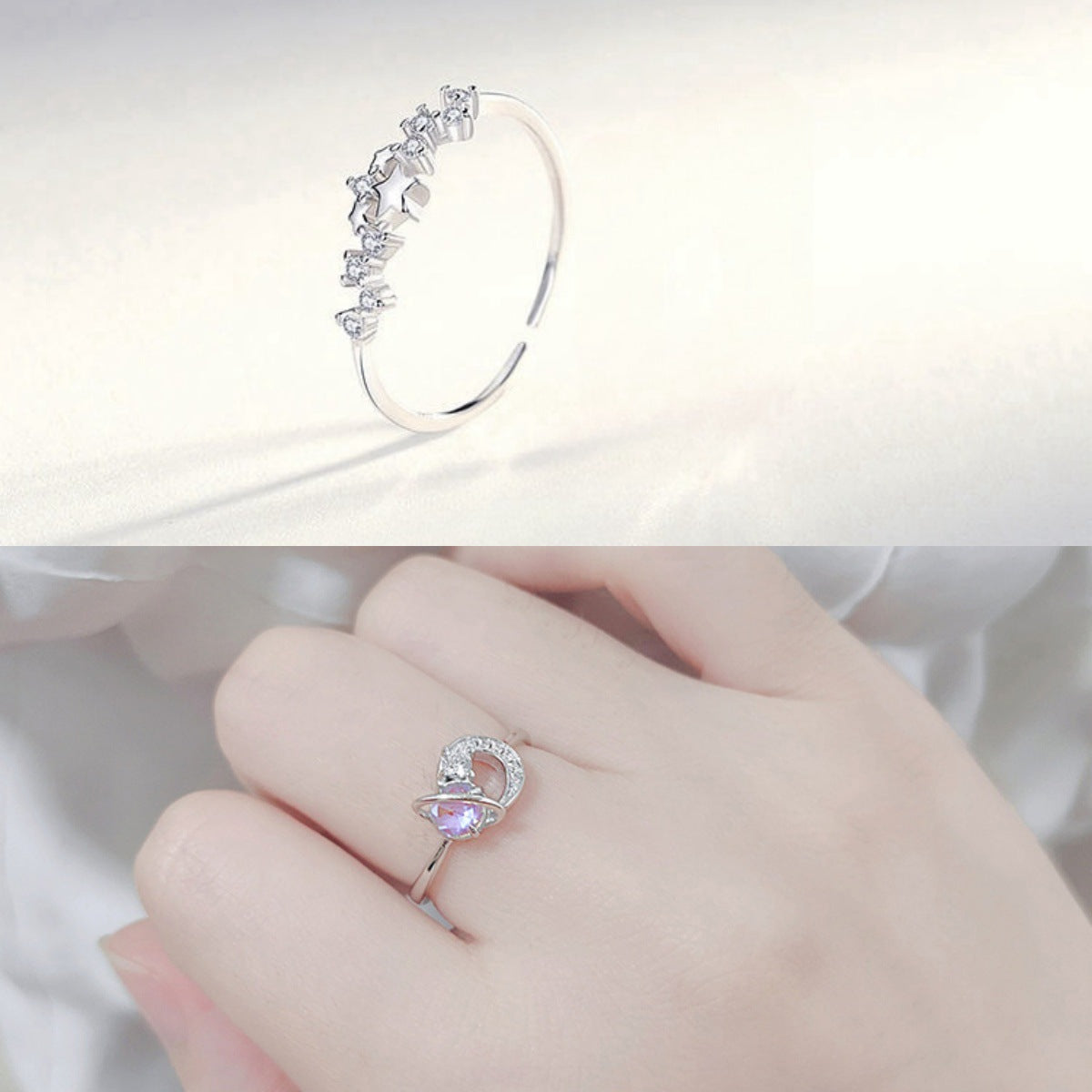 Temperament Wild Opening Adjustable Design Gift Fresh Ring