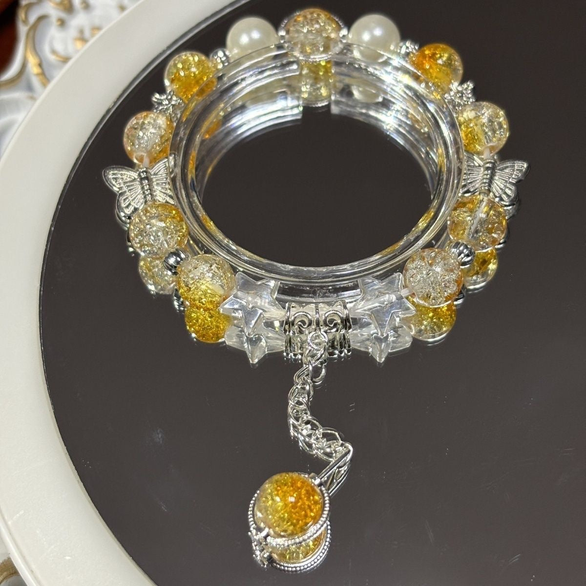 Time Of Sunrise Impression Niche Advanced Retro Beaded Light Luxury Bracelets