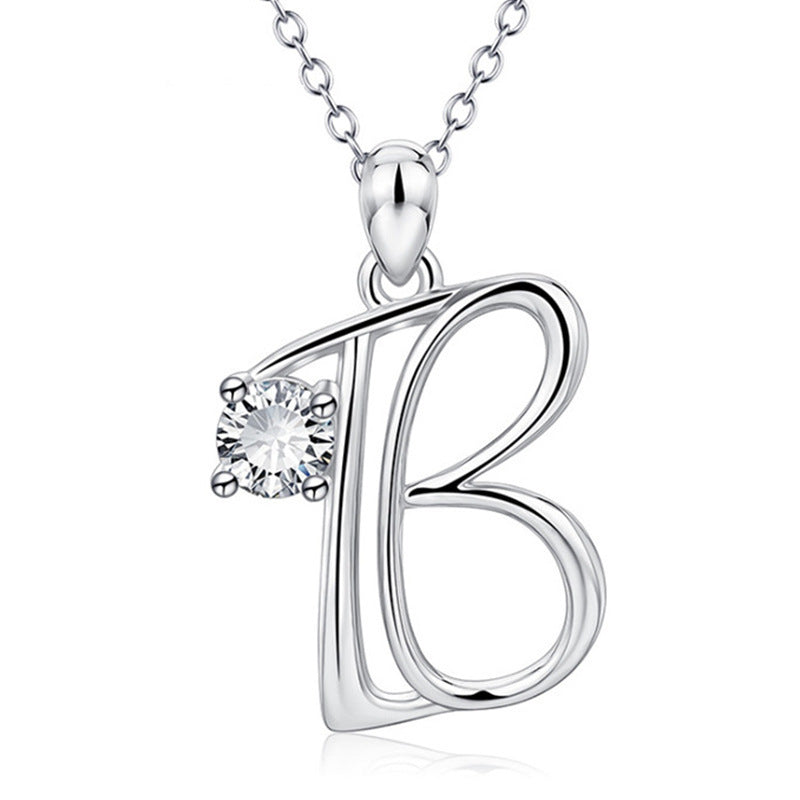 Style English Letters Fashion Jeweled Popular Pendants