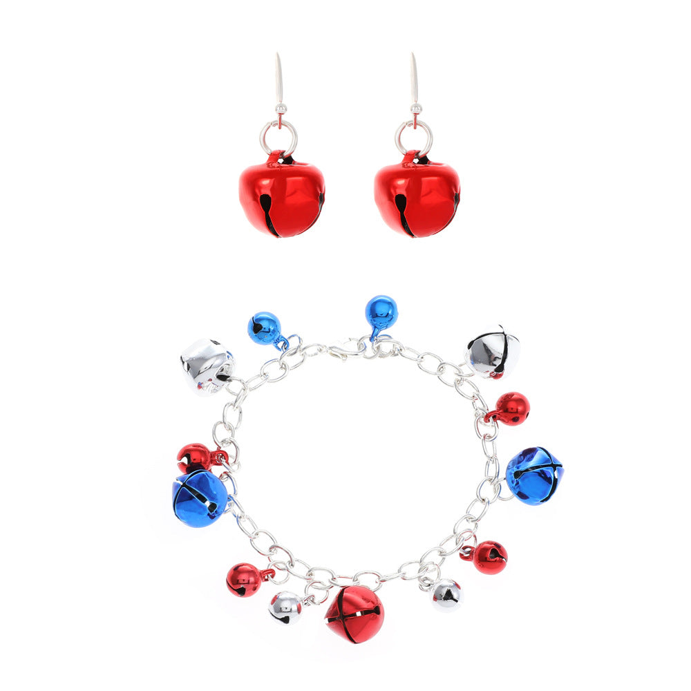 Women's Carnival Party Stars Stripes National Flag With Stud Earrings