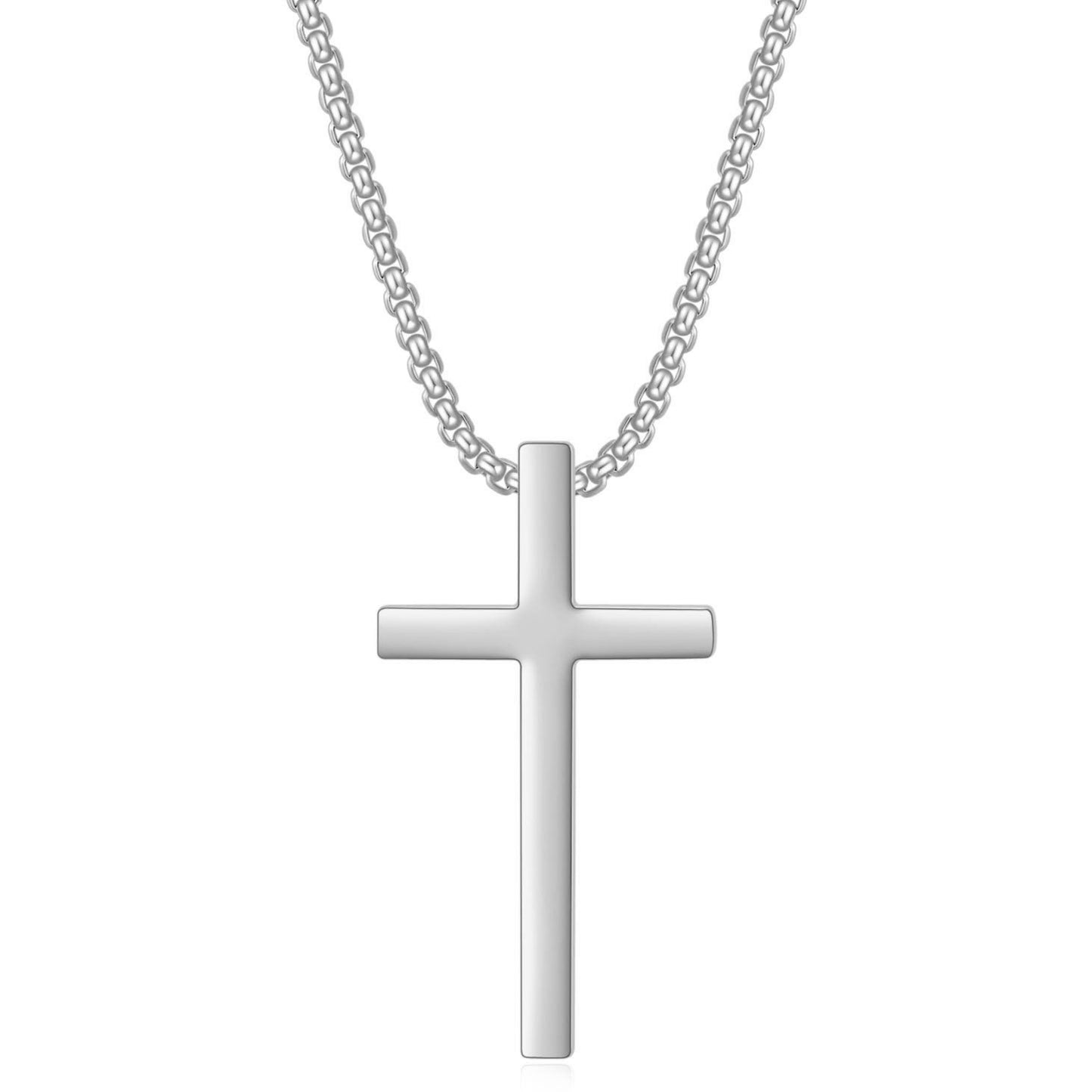 Titanium Steel Cross Female Personality Stainless Necklaces