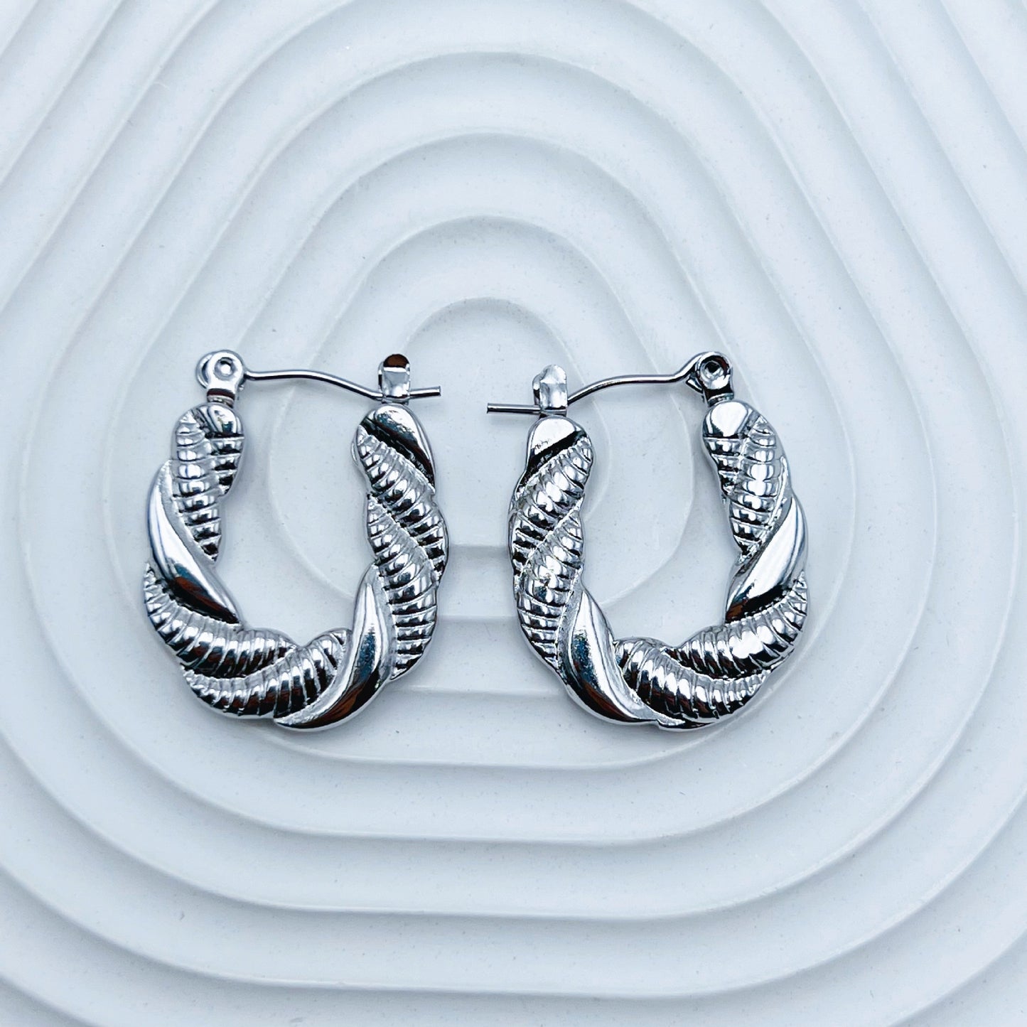 Irregular Stainless Steel Do Not Fade Ear Earrings