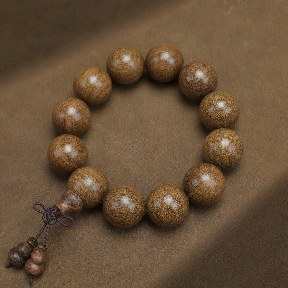 Men's Loose Round Beads Pieces Prayer Silkwood Bracelets